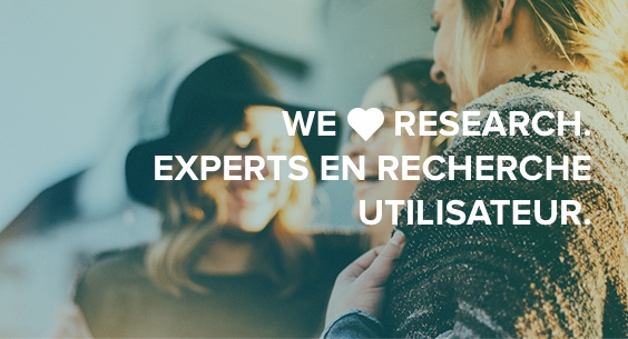 We Love Research, la recherche est la clé pour comprendre vos utilisateurs.